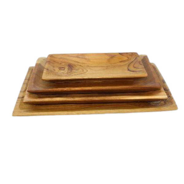Square plate set of 4